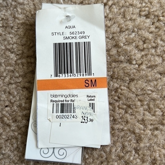 Aqua Faux Leather Moto Drape Jacket NWT Small Smoke Grey Waterfall Open Front - Picture 3 of 8